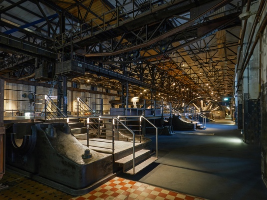 Die Gebläsehalle im Weltkulturerbe Voelklinger Huette 