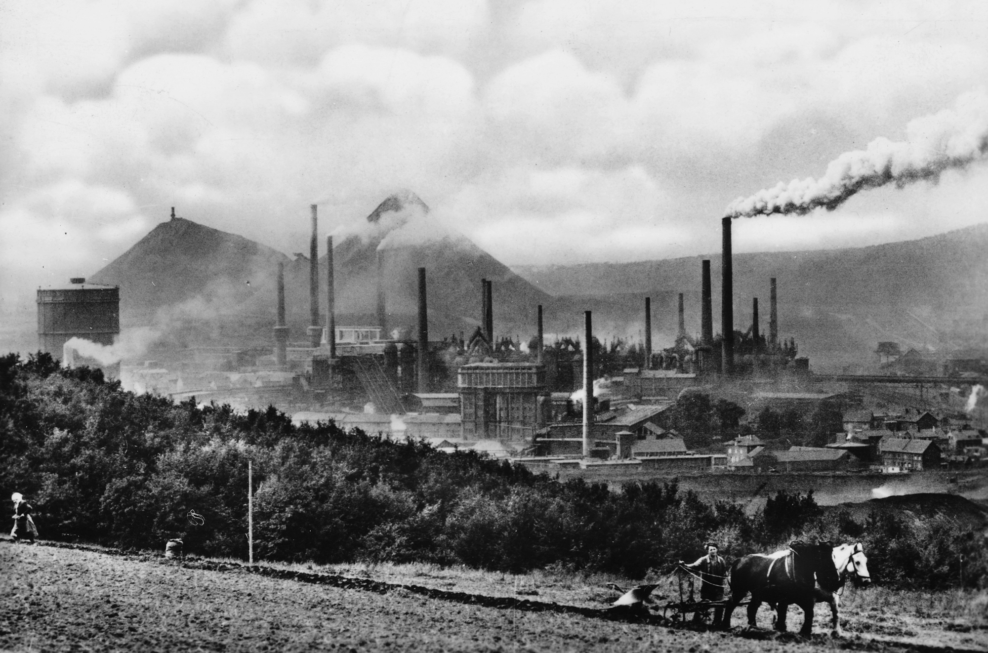 Voelklinger Huette mit Bauer