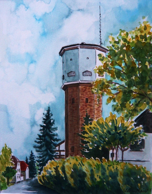 20 06 22 Susanne  Strauss  Wasserturm1