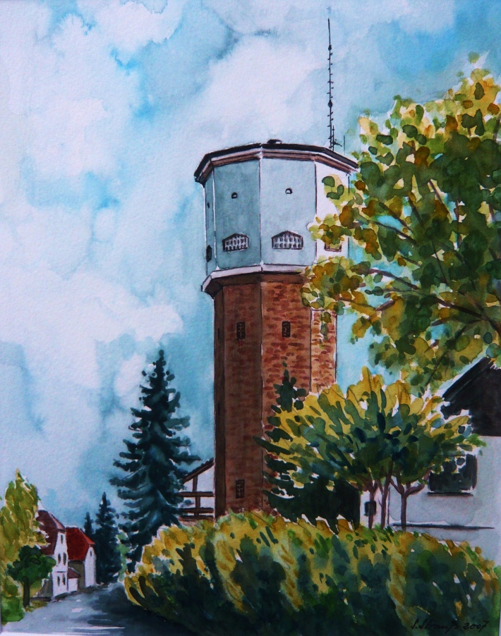 20 06 22 Susanne  Strauss  Wasserturm1