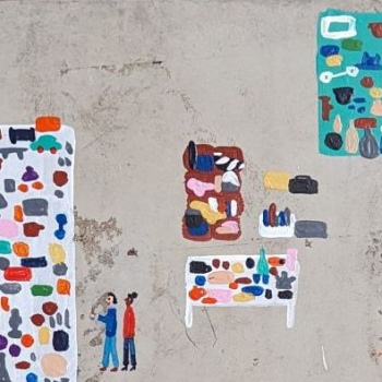 Wanderlust Flohmarkt kompr Detail